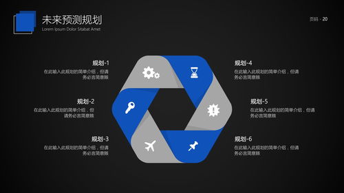 蓝色星空科技商务汇报动态PPT模板 融合10000个免费图标，助力计算机软硬件技术开发成果展示